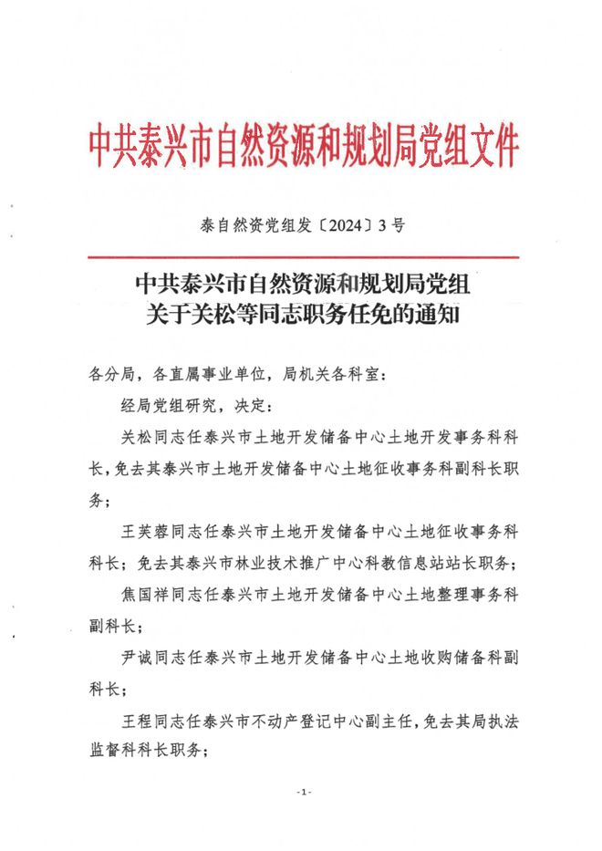 阿尔山市自然资源和规划局人事任命动态解读