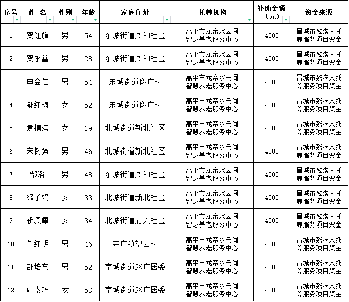 高平市级托养福利事业单位最新项目研究