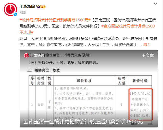 红塔区统计局最新招聘公告详解